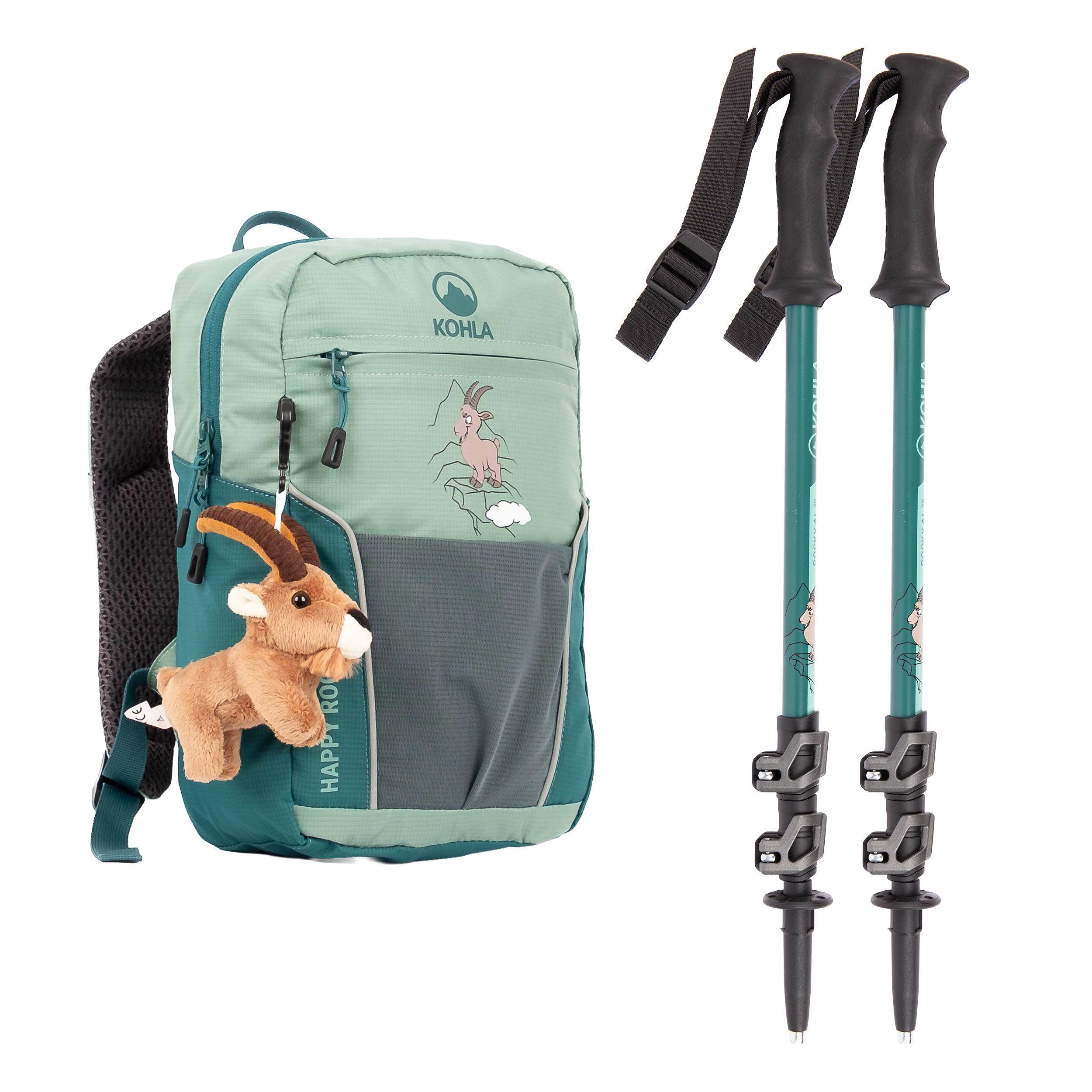 Set Happy Rocky 8L + Rocky AL 3S Poles